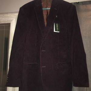 Men’s purple dress coat blazer sz 44